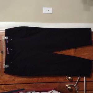 Gloria Vanderbilt Black Straight Leg Jeans